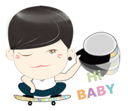 Hat Baby Boy sticker #8108836