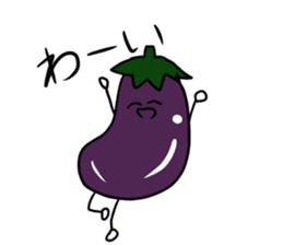 Eggplant to keep waiting sticker #8109080