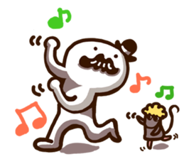 Mustache uncle2(no characters) sticker #8109281