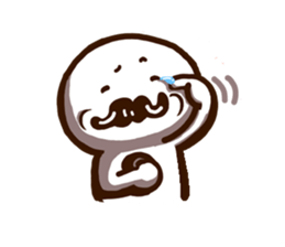 Mustache uncle2(no characters) sticker #8109287
