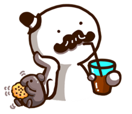 Mustache uncle2(no characters) sticker #8109289