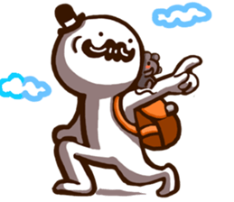 Mustache uncle2(no characters) sticker #8109295