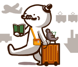 Mustache uncle2(no characters) sticker #8109298