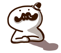 Mustache uncle2(no characters) sticker #8109309