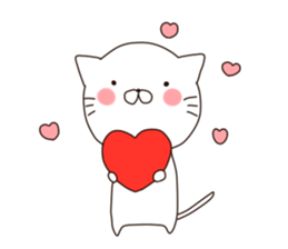 mochimochi,Shironyan sticker #8109756