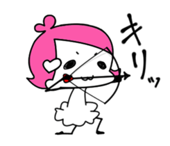 I am a woman. sticker #8110402