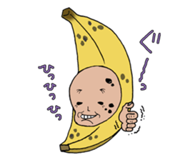 Yellow fruit of the good luck sticker #8110464