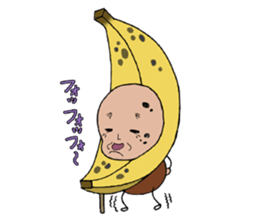 Yellow fruit of the good luck sticker #8110477