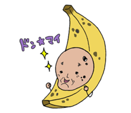 Yellow fruit of the good luck sticker #8110478