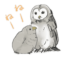 Fluffy Owl sticker #8110535