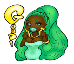 blackgirls2 sticker #8110774