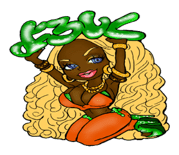 blackgirls2 sticker #8110779