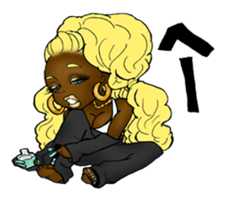 blackgirls2 sticker #8110785