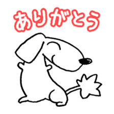 DACHSHUND monochrome Sticker sticker #8110810