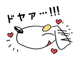 DACHSHUND monochrome Sticker sticker #8110814