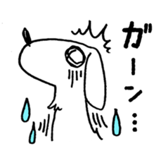 DACHSHUND monochrome Sticker sticker #8110817