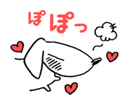 DACHSHUND monochrome Sticker sticker #8110821