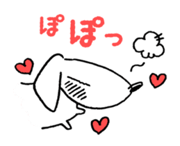 DACHSHUND monochrome Sticker sticker #8110821