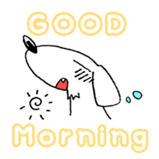 DACHSHUND monochrome Sticker sticker #8110832