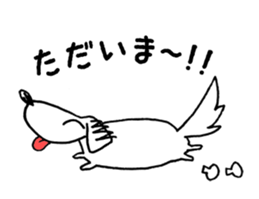 DACHSHUND monochrome Sticker sticker #8110836