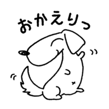 DACHSHUND monochrome Sticker sticker #8110837