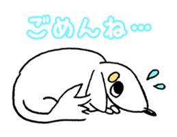 DACHSHUND monochrome Sticker sticker #8110842