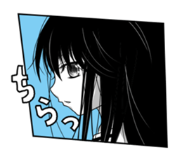 KUROKAMI Girl sticker #8112094