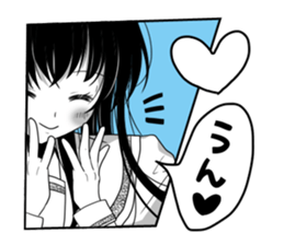 KUROKAMI Girl sticker #8112115