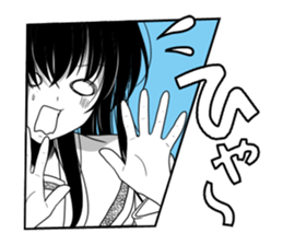 KUROKAMI Girl sticker #8112117