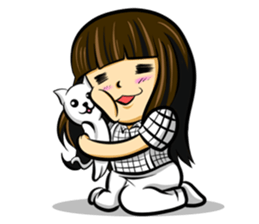 Small animals Mayuho sticker #8112641