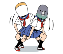 high school girls's sticker vol.2 sticker #8113386