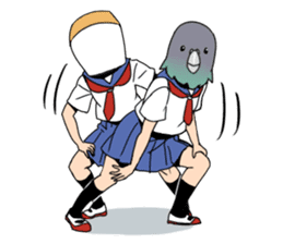 high school girls's sticker vol.2 sticker #8113386