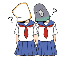 high school girls's sticker vol.2 sticker #8113387