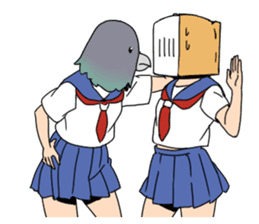 high school girls's sticker vol.2 sticker #8113391