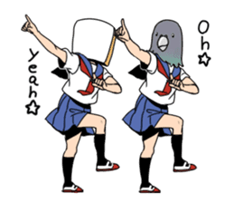 high school girls's sticker vol.2 sticker #8113398