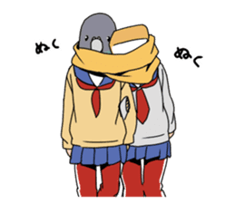 high school girls's sticker vol.2 sticker #8113401