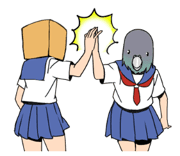 high school girls's sticker vol.2 sticker #8113402