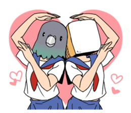 high school girls's sticker vol.2 sticker #8113403