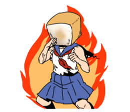 high school girls's sticker vol.2 sticker #8113406