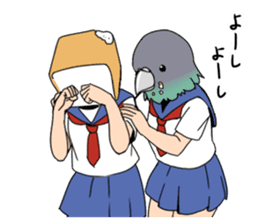 high school girls's sticker vol.2 sticker #8113409