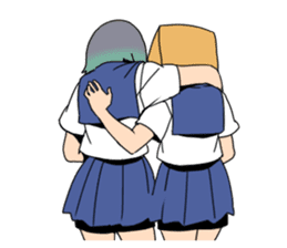 high school girls's sticker vol.2 sticker #8113410