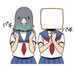 high school girls's sticker vol.2 sticker #8113415