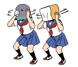 high school girls's sticker vol.2 sticker #8113416
