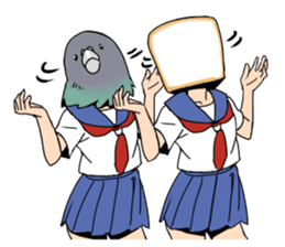 high school girls's sticker vol.2 sticker #8113417