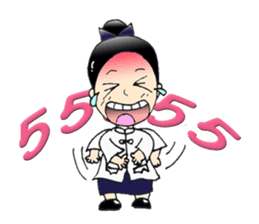 Ban shi girl sticker #8113590