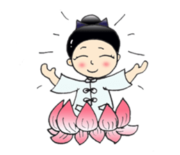 Ban shi girl sticker #8113595