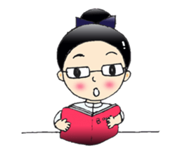 Ban shi girl sticker #8113619