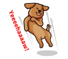 funny poodle eng sticker #8114359