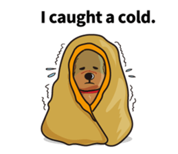 funny poodle eng sticker #8114364