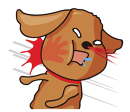 funny poodle eng sticker #8114370